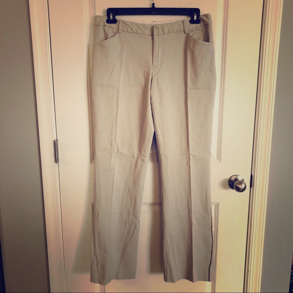 Mossimo Stretch Straight Leg Khakis